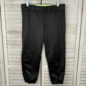 MIZUNO Women's Softball Pants Belted Black-Large